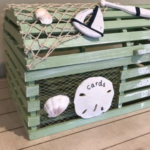 Other Wedding Lobster Trap Card Holder Poshmark